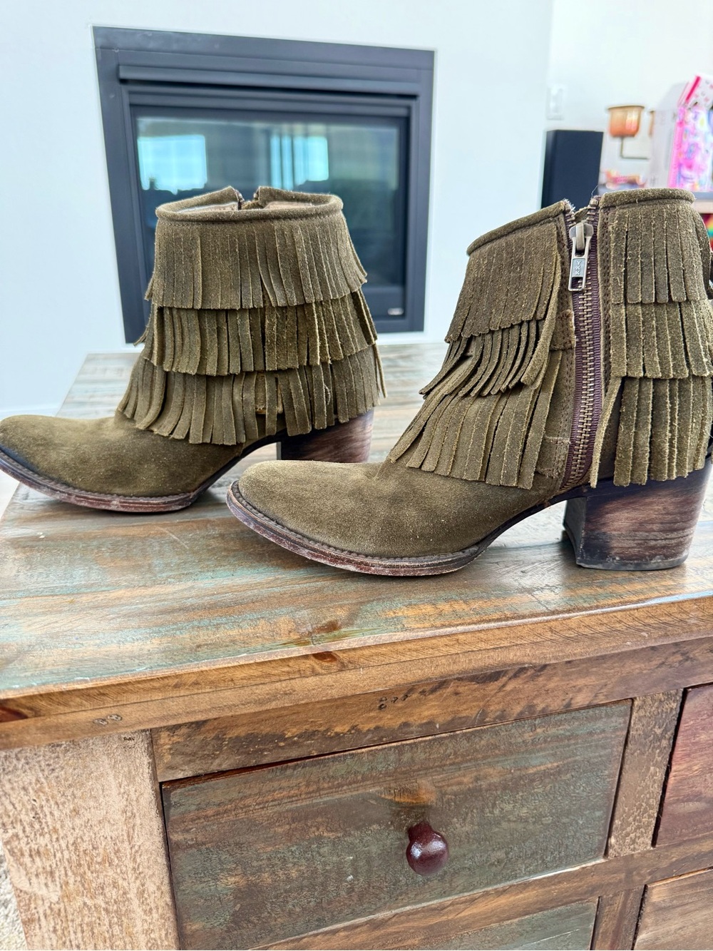 Belle by Freebird in Olive Green - Picture 4 of 7